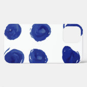 手でシームレス絵を描な水玉模様パターン Case-Mate iPhoneケース (裏面 (横))
