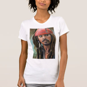 手でジャッキのすずめのDesigneの法令 Tシャツ