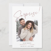 手でスケッチ |サプライズ婚約 案内状 (正面)