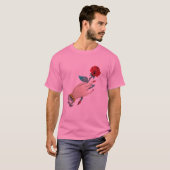 「手でバラTシャツ」 Tシャツ (正面フル)