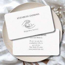 手でベビーを握モダンる 名刺