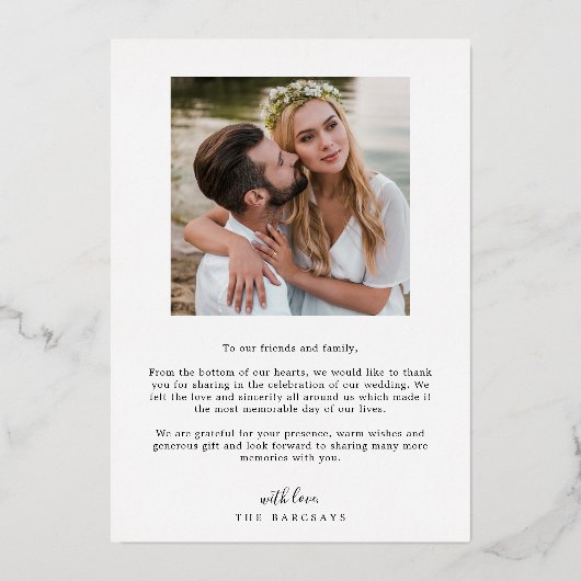 手でレタ結婚ー感謝していの上に 箔招待状