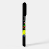 手で太陽の下にいるイルカ iPhoneケース (右側面)