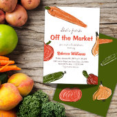 手で市場から新たに引き出されたブライダルシャワー 招待状