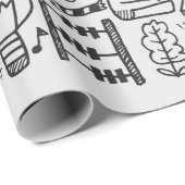 手で引くドードゥー派の要素 ラッピングペーパー (ロールコーナー)