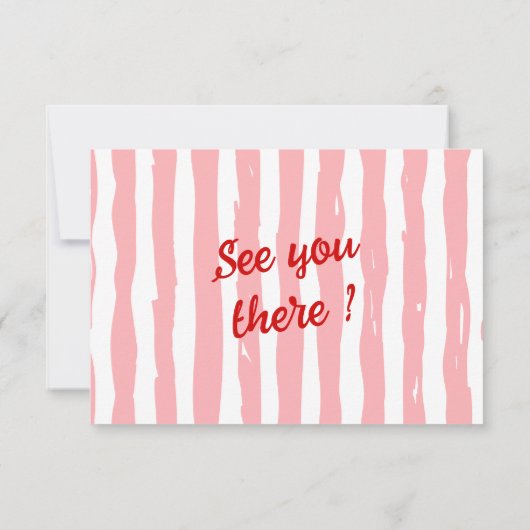 手で描いたフ書絵を描レーム 出欠カード (裏面)