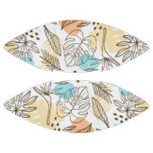 手で描いた夏の熱帯模様 アメリカンフットボール (パネル)