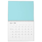 手で描いた夏の熱帯模様 カレンダー (3月 2026)