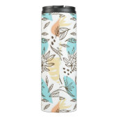 手で描いた夏の熱帯模様 タンブラー (裏面)