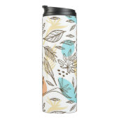 手で描いた夏の熱帯模様 タンブラー (回転右)