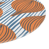 手で描いた玉ねぎ球根、壁オーガニック紙 カッティングボード (角)