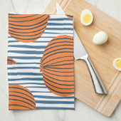 手で描いた玉ねぎ球根、壁オーガニック紙 キッチンタオル (四つ折り)