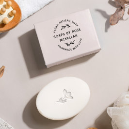 手で描いた緑に愛で手作り ラバースタンプ