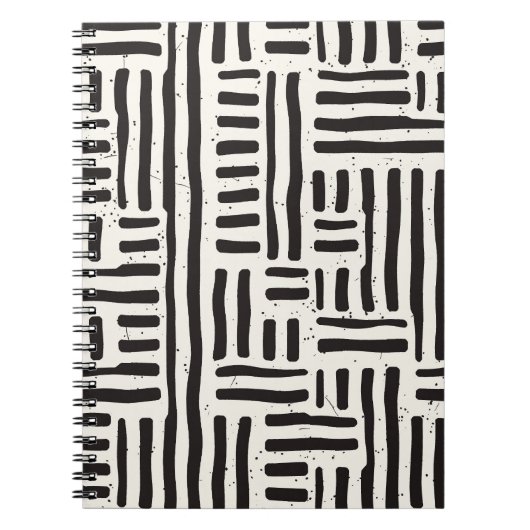 手で描いた線、グランギーのシームレスなテクスチャ。 ノートブック (正面)