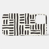 手で描いた線、グランギーのシームレスなテクスチャ。 Case-Mate iPhoneケース (裏面 (横))
