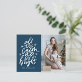 手で文字すべて落ち着いているAll明るい海軍の写真 シーズンポストカード (スタンド正面)