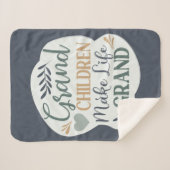 手で文字を与えられた孫は人生を大引用文 シェルパブランケット (正面(横))