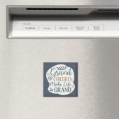 手で文字を与えられた孫は人生を大引用文 マグネット (インサイチュ (食洗機))