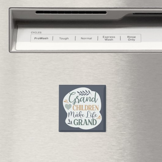 手で文字を与えられた孫は人生を大引用文 マグネット (インサイチュ (食洗機))