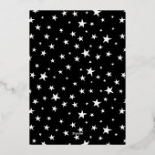 手で書いたブーのハロウィーン 箔シーズンカード (裏面)