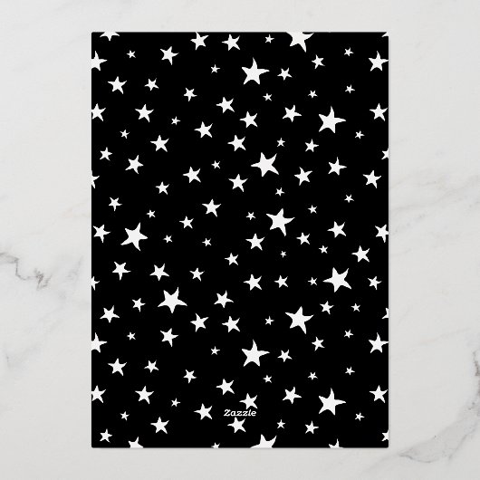 手で書いたブーのハロウィーン 箔シーズンカード (裏面)