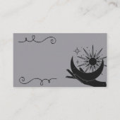 手で月と日を持つ 名刺 (正面)