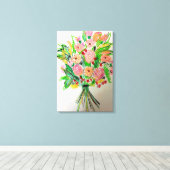 手で結んだ花束 キャンバスプリント (インサイチュ (ウッドフロア))