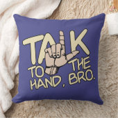 手で話すカスタム装飾用クッション クッション (ブランケット)