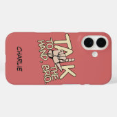 手で話す名前をカスタムする Case-Mate iPhoneケース (裏面 (横))