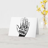 手で話す カード (黄色い花)