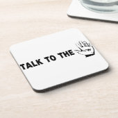 手で話す コースター (左側)