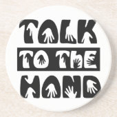 手で話す コースター (正面)