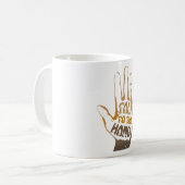 手で話す コーヒーマグカップ (正面左)