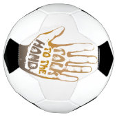 手で話す サッカーボール (回転)