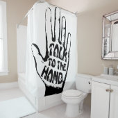 手で話す シャワーカーテン (インサイチュ)