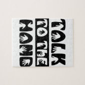 手で話す ジグソーパズル (横)