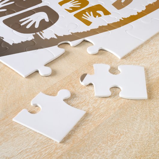 手で話す ジグソーパズル (側面)