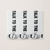 手で話す ジグソーパズル (横)