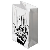 手で話す スモールペーパーバッグ (正面アングル)