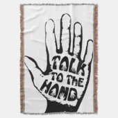 手で話す スローブランケット (正面縦)