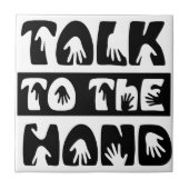 手で話す タイル (正面)