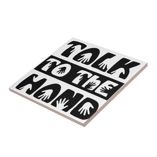 手で話す タイル (側面)