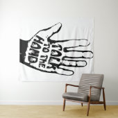 手で話す タペストリー (インサイチュ(横))