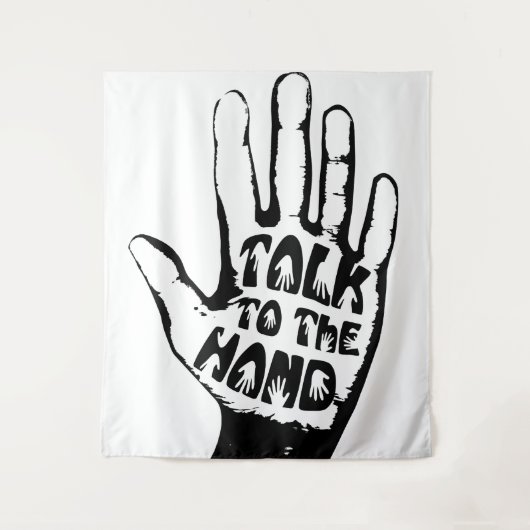 手で話す タペストリー (正面)