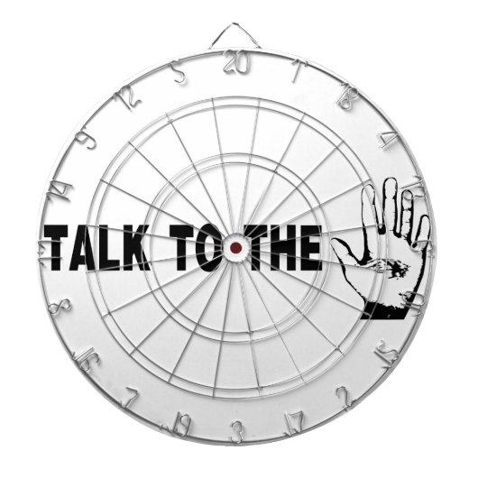 手で話す ダーツボード (正面)