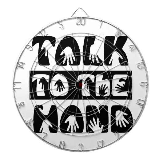 手で話す ダーツボード (正面)