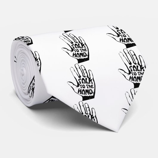 手で話す ネクタイ (ロール)