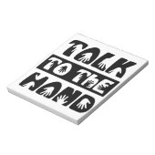 手で話す ノートパッド (回転)