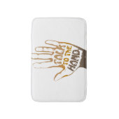 手で話す バスマット (正面縦)