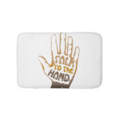 手で話す バスマット (正面)